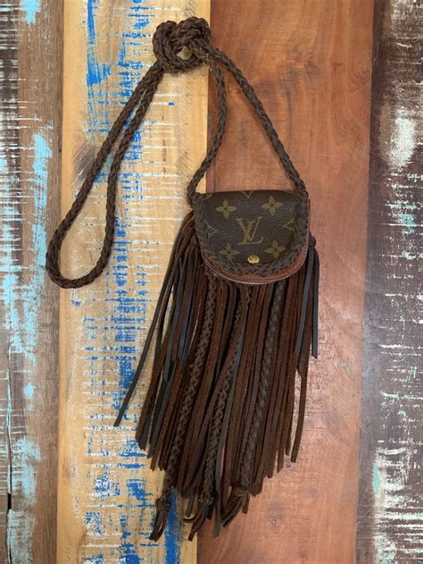 leather and vodka bags|vintage louis vuitton fringe bags.